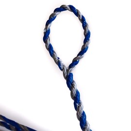 Bowstring Recurve Bow Flemish Twist B-55 (Royal Blue/Silver, 54" Actual Bowstring Length)