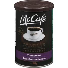 Keurig Canada Inc. McCafe Premium Instant Coffee, Dark Roast, 100g/3.5 oz. Tin