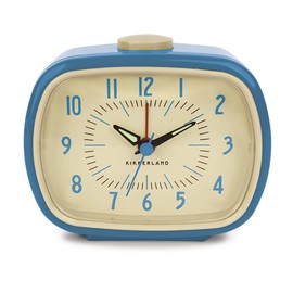 Kikkerland Retro Alarm Clock Color: Blue