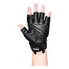 Guantes Cabra Gym Aerofit Negro Mujer Piel