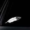 Feather Bald Eagle Native American Car Decal Sticker 5" Diameter