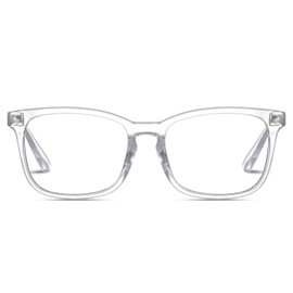 Jectieey Reading Glasses for Women Men - Anti Glare Computer Readers Blue Light Blocking Glasses,Sturdy Eyeglasses(Clear, 3.0)