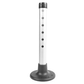 KMINA - Non Slip Rubber Feet Shower Chair (for Tubes 1 1/8" - 1 3/16", x4 Units), Black Caps - Shower Stool Rubber Tips