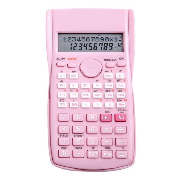 Scientific Calculator, Multifunctional 240 Functions, 12 Bit Display, Sliding Hard
