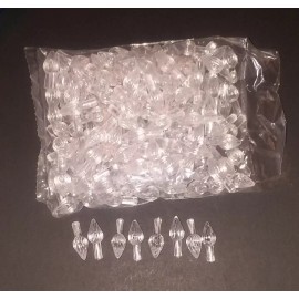 Ceramic Christmas tree bulbs 50 Clear Medium Twist Bulbs & Large Star / Ceramic Christmas tree