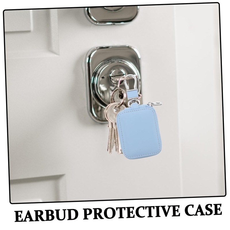 Sosoport Portable Earbud Case Holder Durable PU Protective Carrying Case