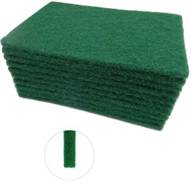 Pack of 20 Scouring Pads, Emery Cloth Cleaning Sponge, Scratch-Free Dishwashing Sponge, Used for Cleaning Kitchen, Sink and Bowl (Red Green)