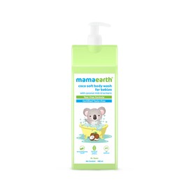 MAMAEARTH Coco Soft Body Wash For Babies With Coconut Milk & Turmeric - 400 ml