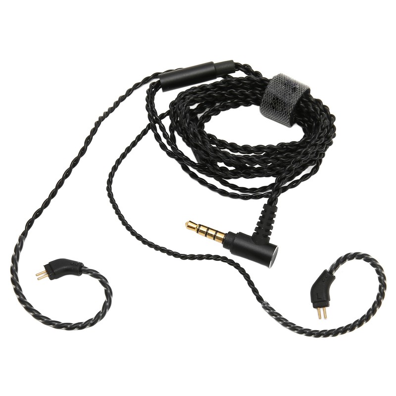 Earbuds Upgrade Cable 0.78mm 2 Pin 3.5mm Elbow Plug Pluggable