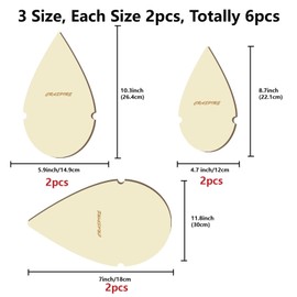 CRASPIRE Leaf Macrame Cutting Molds Wood Rings Rustic Natural Wooden Cutting Template Dream Catcher Frame Rings Feather Tassel Wall Hanging Wreath Tool for DIY Weave Crafts Making Home Decor