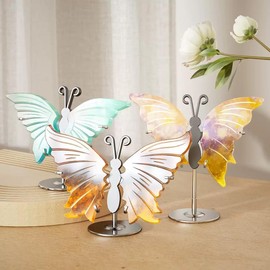 3PCS Butterfly Resin Molds Silicone,3D Wing Charm Silicone Molds for Epoxy Resin, Butterfly Epoxy Moulds for Wall Desktop,Cabinets Decor Home Office Craft Art Decor
