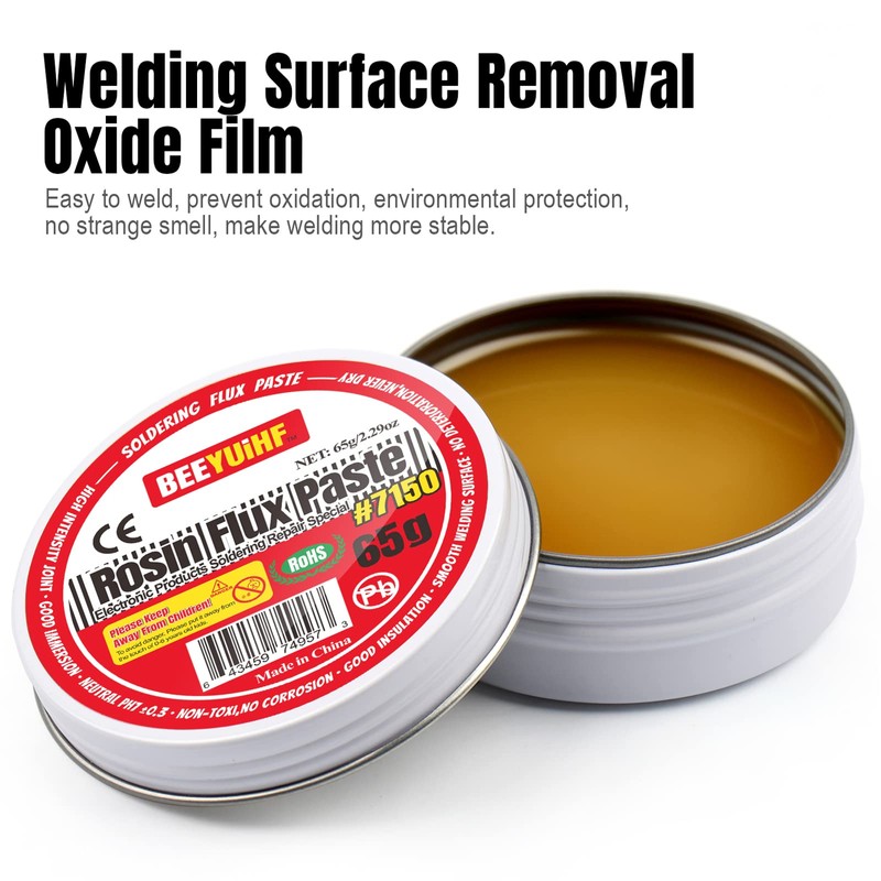 BEEYUIHF Soldering Paste Flux, Rosin Electrical Solder Flux for SMD
