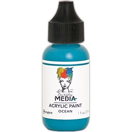 Dina Wakley Media Acrylic Paint 1oz-Ocean