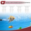 HEROFFIX 4 Pcs Aquarium Plastic Hose Barb Fitting 7/32" Barb
