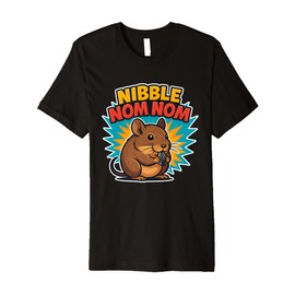 Nibble Nom Nom Comic Degu Snack Premium T-Shirt