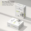 EKO 13 Gallon / 40-60 Liter,110 Count Drawstring Trash Bags,
