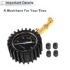 RATCHROLL 1 Pcs Universal Tire Pressure Gauge 60 PSI 2.76Inch