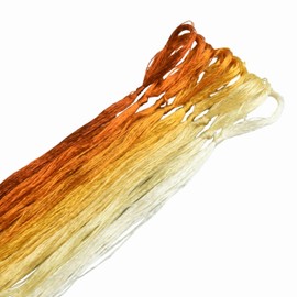 MINGGUXIUYI Mulberry Silk Embroidery Thread - Silk Threads for Cross Stitch, Chinese Silk for Weaving, DIY Jewelry & Craft Kits (86)