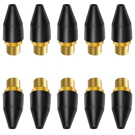10 Pcs Rubber Air Tool For Air Nozzle Tip, Blow Gun Rubber Tip For Air Tool, Parts Air Nozzle For Air Blow Guns Tool For Air Tool Parts & Accessories Air Blow Guns Tool Black