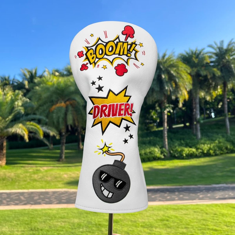 Popular BOMBS Golf Headcover Driver Cover Utility Cover Hybrid Cover