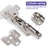 2 Pack 165 Degree Full Overlay Kitchen Cabinet Hinges,Soft Close