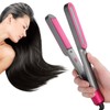 Hair Curler Straightener Dual Use Ceramic Barrel Adjustable Temperature Hairstyling