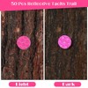 Fullhawl 50 Reflective Tacks Trail Marking Tacks Glow Reflective Mark