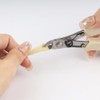 GlamorDove Hair Extension Pliers with Silicone Handle Anti-slip Keratin Bond