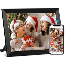 SSA 10.1 Inch WiFi Digital Picture Frame, 1280x800 HD IPS Touch Screen Photo Frame Electronic, 32GB Digital Photo Frame, Auto-Rotate, Wall Mountable, Easy Share Photos or Videos via App from Anywhere