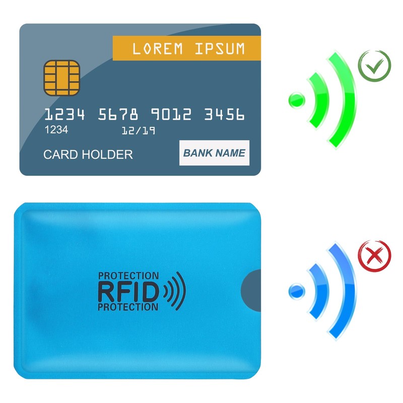 9 Pcs RFID Blocking Sleeves Credit Card Protector RFID Card