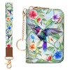 Blusabaca Credit Card Holder for Women, Bird Small RFID Blocking