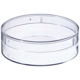 neoLab 10 x Polystyrene Round Tins with Seal Lids 69mm Diameter 22mm Height