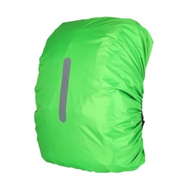 GLADFRESIT Reflective Backpack Cover, Waterproof Backpack Protector Anti-dust Rucksack Rain Cover for Outdoor Hiking Climbing (30-40L) Green