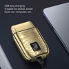 Electric Hair Clipper Retro Portable Efficient Dual Head Cordless Beard