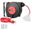 VEVOR Retractable Extension Cord Reel, 30 FT, Heavy Duty 16AWG/3C