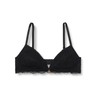 Emporio Armani Women's Eternal Lace Padded Triangle Bra, Black, L