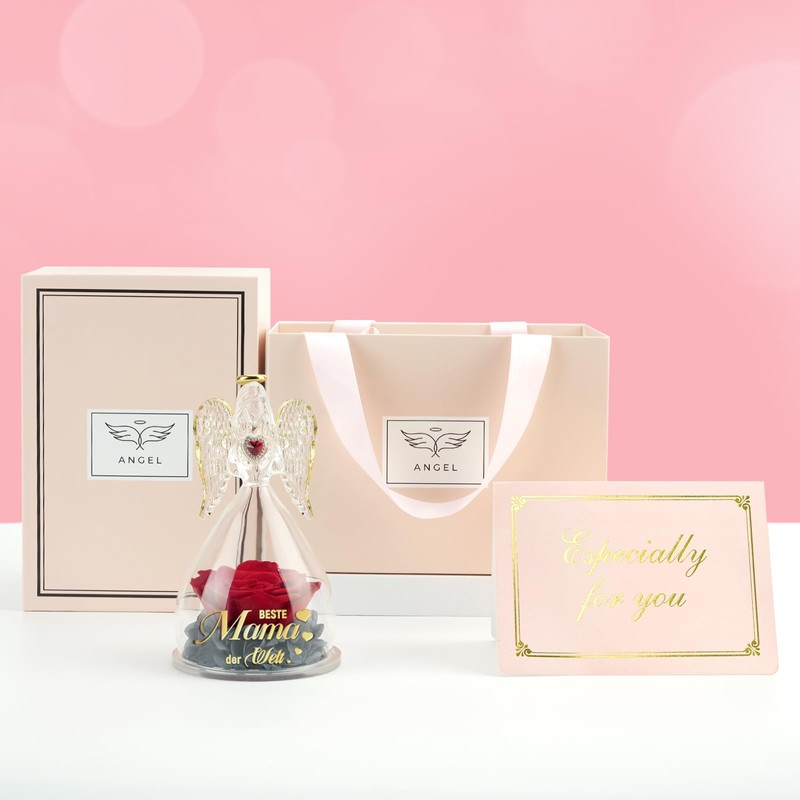 Sunia Geschenke für Mama, Muttertagsgeschenk, Engel Figur mit Spruch Beste