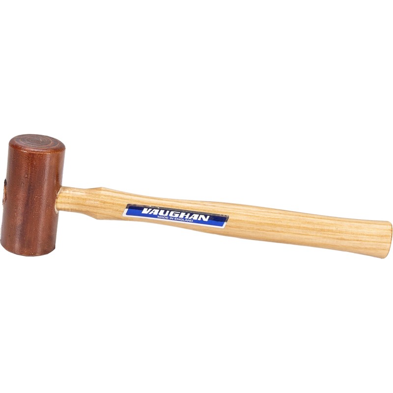 VAUGHAN Rawhide Mallet, Non Marring, Hardwood Handle, 8 oz, 1M175,