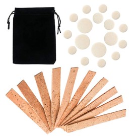 27 Pcs Clarinet Cork Replacement Kit with10 Pcs Clarinet Neck Joint Cork Sheet and 17 Pcs Clarinet Pads Bb Clarinet Woodwind Instrument Pads Clarinet Instrument Accessories,Accessory Replacement Kit