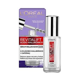 L'Oréal Paris Serum de Ojos Anti Líneas de Expresión Revitalift Ácido Hialurónico, 20 ml + Crema Hidratante Hidra Total 5, 50 ml