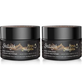 Hima Shilajit Pure 100% Himalayan Shilajit, Soft Resin, Organic, Extremely Potent, Fulvic Acid