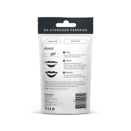 DENTAGENIE Professional Teeth Whitening Strips | Only 30 Minutes a Day for Tooth Whitening Perfection | Strong 6% Hydrogen Peroxide Gel for Whiter Teeth | 28 Moldable Upper and Lower No Slip White Strips