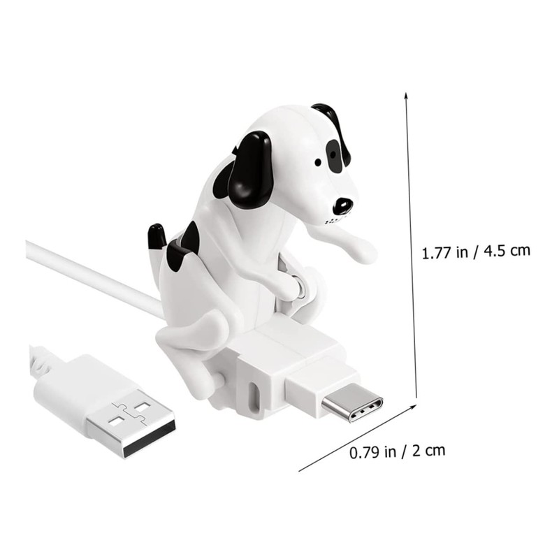 HOMSFOU 4pcs Creative Puppy Charging Cable Portable Dog Phone Watch