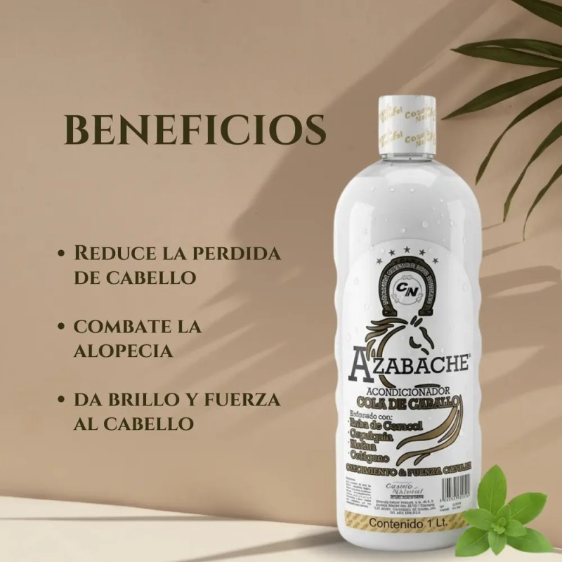 Shampoo Y Acondicionador Azabache Cola Caballo Biotina 2pack