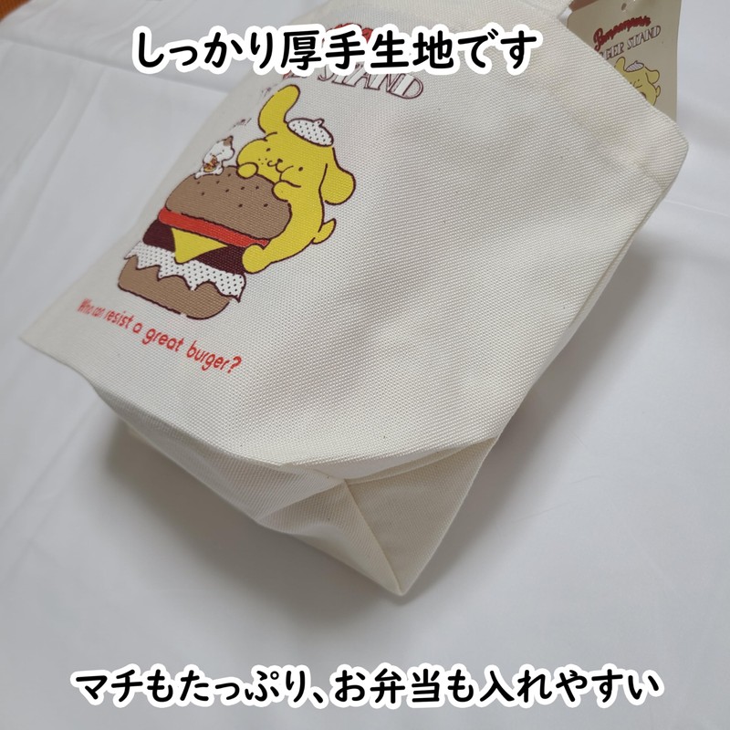 Sanrio Mini Tote Lunch Tote Bag, Canvas, Cotton, Cloth, Small