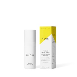 NUORI Protect + Facial Cream | For All Skin Types Including Hypersensitive Skin, All Natural, Fragrance Free, 30 ml / 1 fl oz