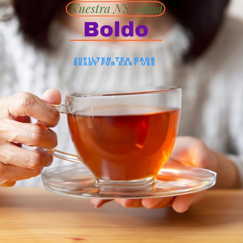 Boldo Leaves Tea Herbal Tea (20 Tea Bags) Detox Cleanser