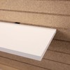 SSWBasics Laminated White Melamine Shelf Board, 36”L x 12”W, Durable