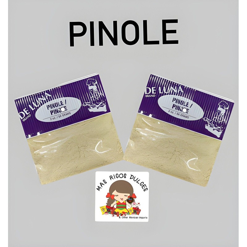 De Luna Brand Pinole 2- 2 ounce bags/ Pinole 2