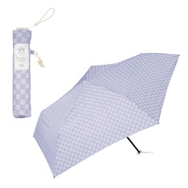 Wpc. JTC-003-002 Folding Umbrella, Japanese Traditional Colors Umbrella, Mini, Purple, Rain Umbrella, Ribs, 21.7 inches (55 cm), Lightweight, Rain or Shine, Commuting to Work or School, Travel,